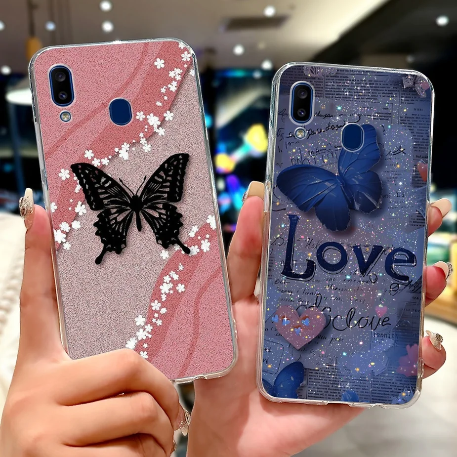 Samsung Galaxy A10/A20/A30 Funda Silicona – Linda Pintada, Protectora - imagen 5