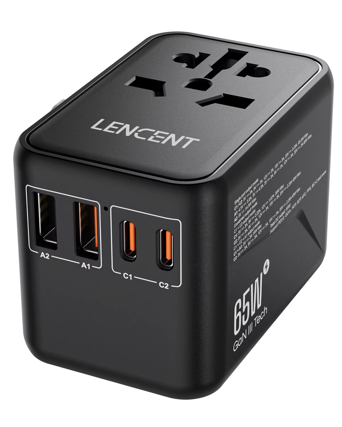 Adaptador para más de 200 países