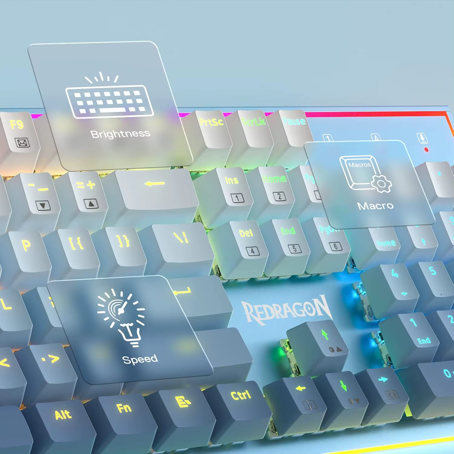 Teclado Mecánico Redragon K654 RGB Hot-Swap 104 Teclas - imagen 2