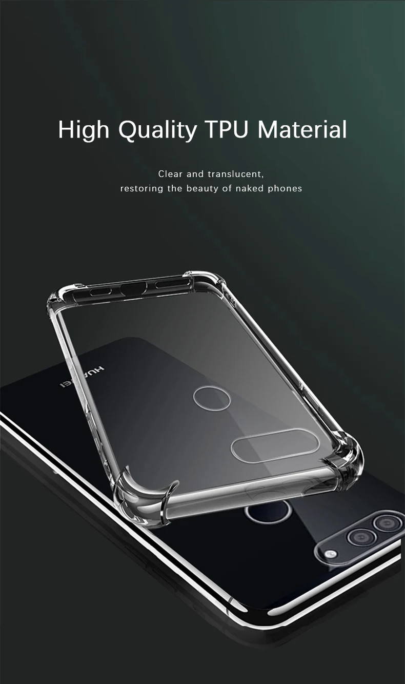 Funda instalada en el Huawei Nova2 mostrando acceso a puertos
