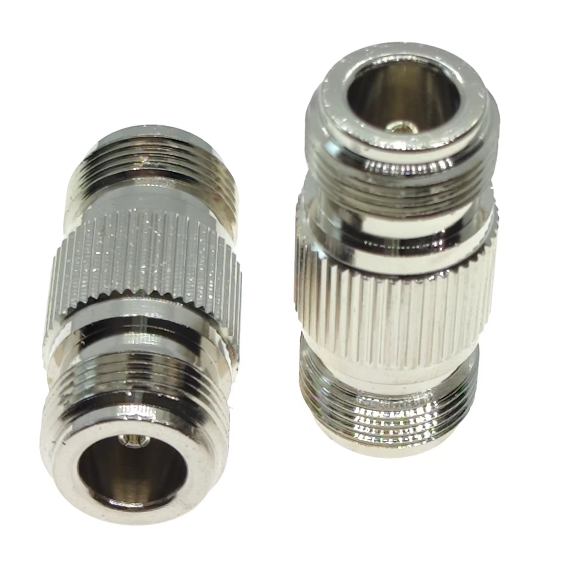 Conector coaxial tipo N hembra a hembra recto RF