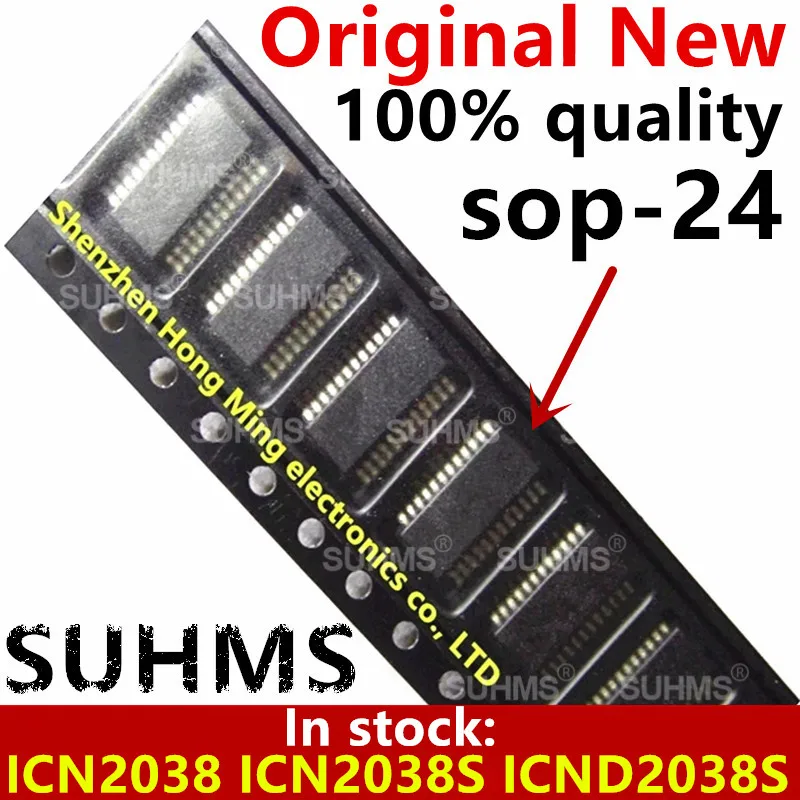 Driver LED ICN2038S vista frontal del chipset