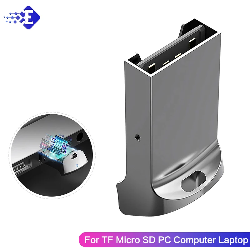 Adaptador Lector Micro SD USB para PC y Portátil – Aluminum