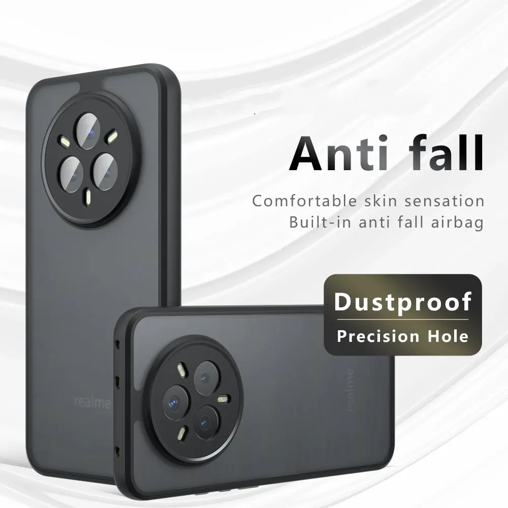 Funda Realme 14 Pro Plus Transparente PC TPU Híbrida Antigolpes