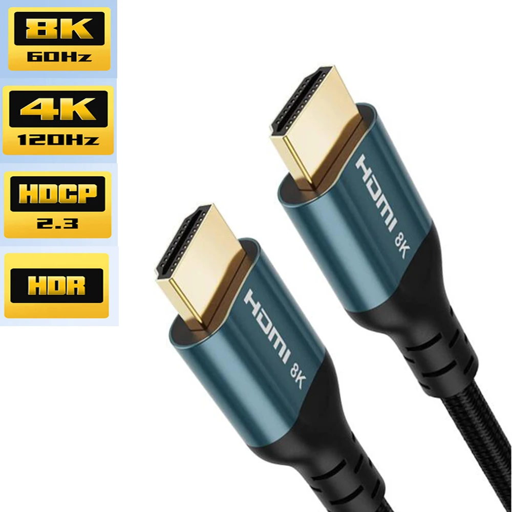 Cable HDMI Ultra High Speed Trenzado HDR eARC – PS5 y Xbox