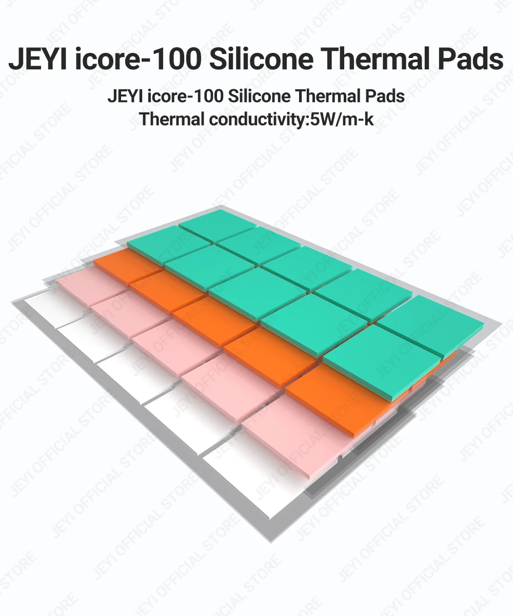 Almohadillas térmicas JEYI para refrigeración de componentes