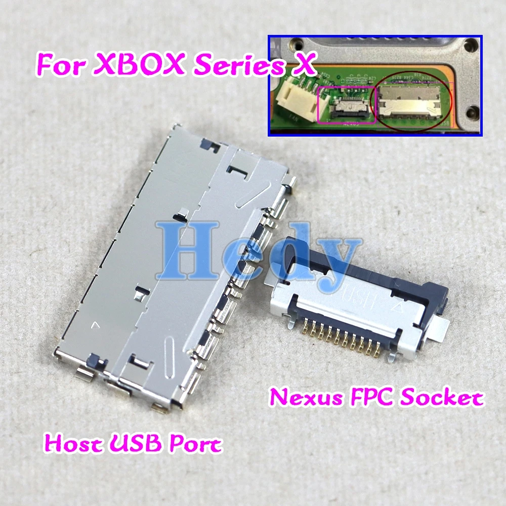 Xbox Series X Botón Expulsión Energía Nexus con Cable FPC Clip USB - imagen 3