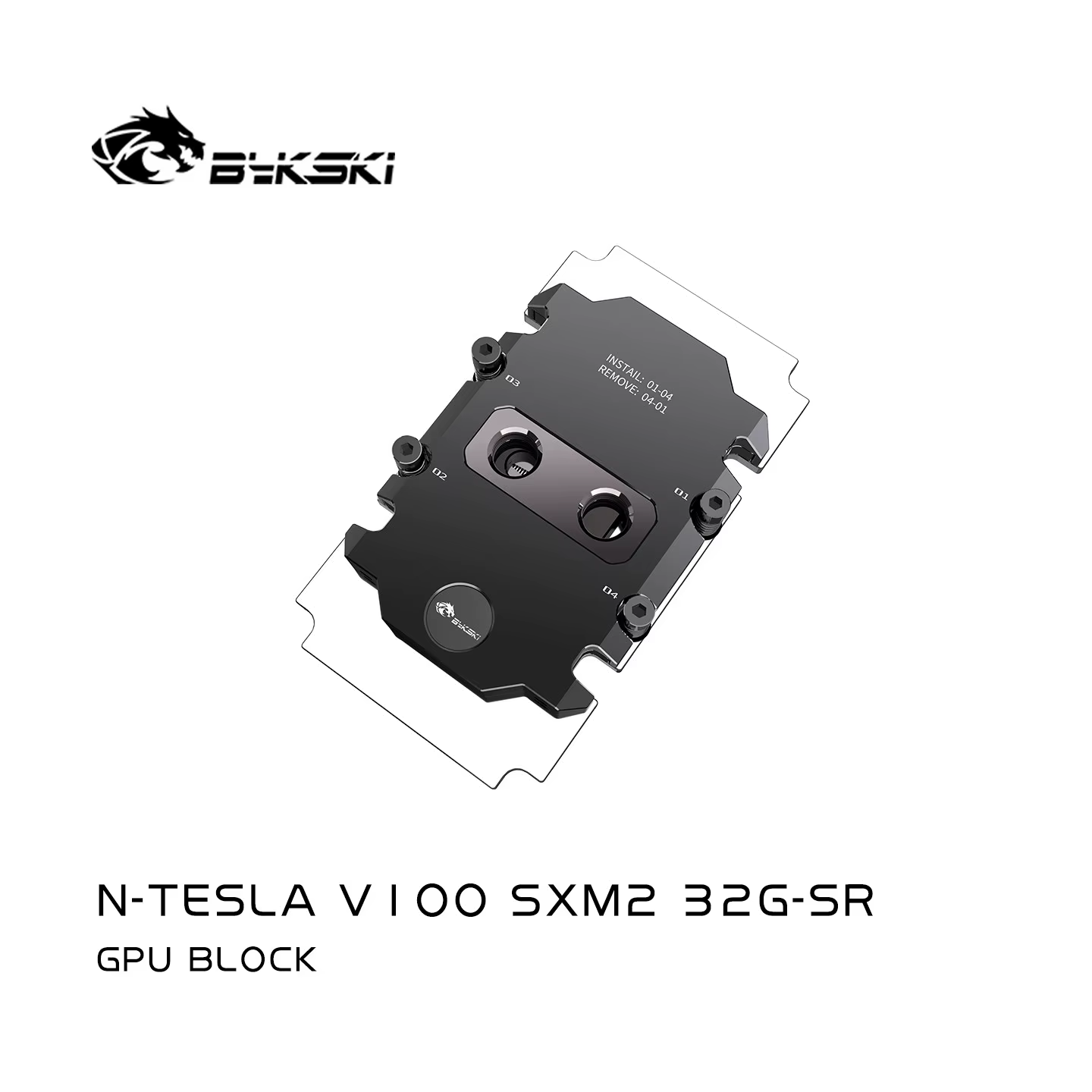 Bloque de Agua GPU Nvidia Tesla V100 SXM2 – Bykski Cobre Total - imagen 3