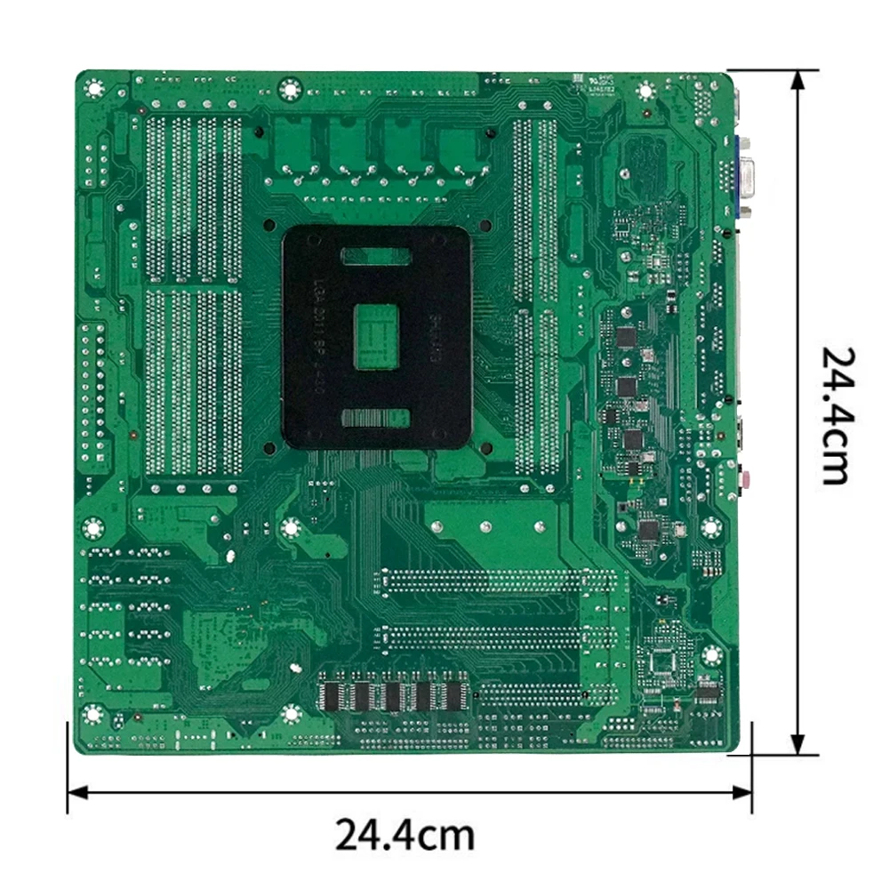 Vista lateral del chipset