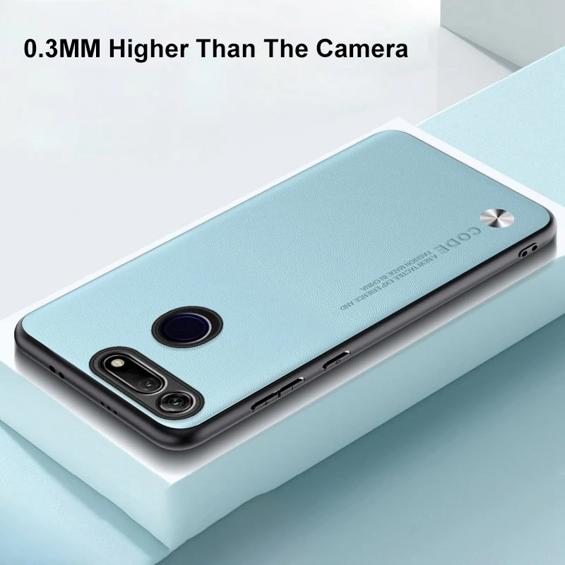 Funda Cuero PU Honor View 20 – Protección Mate Antigolpes