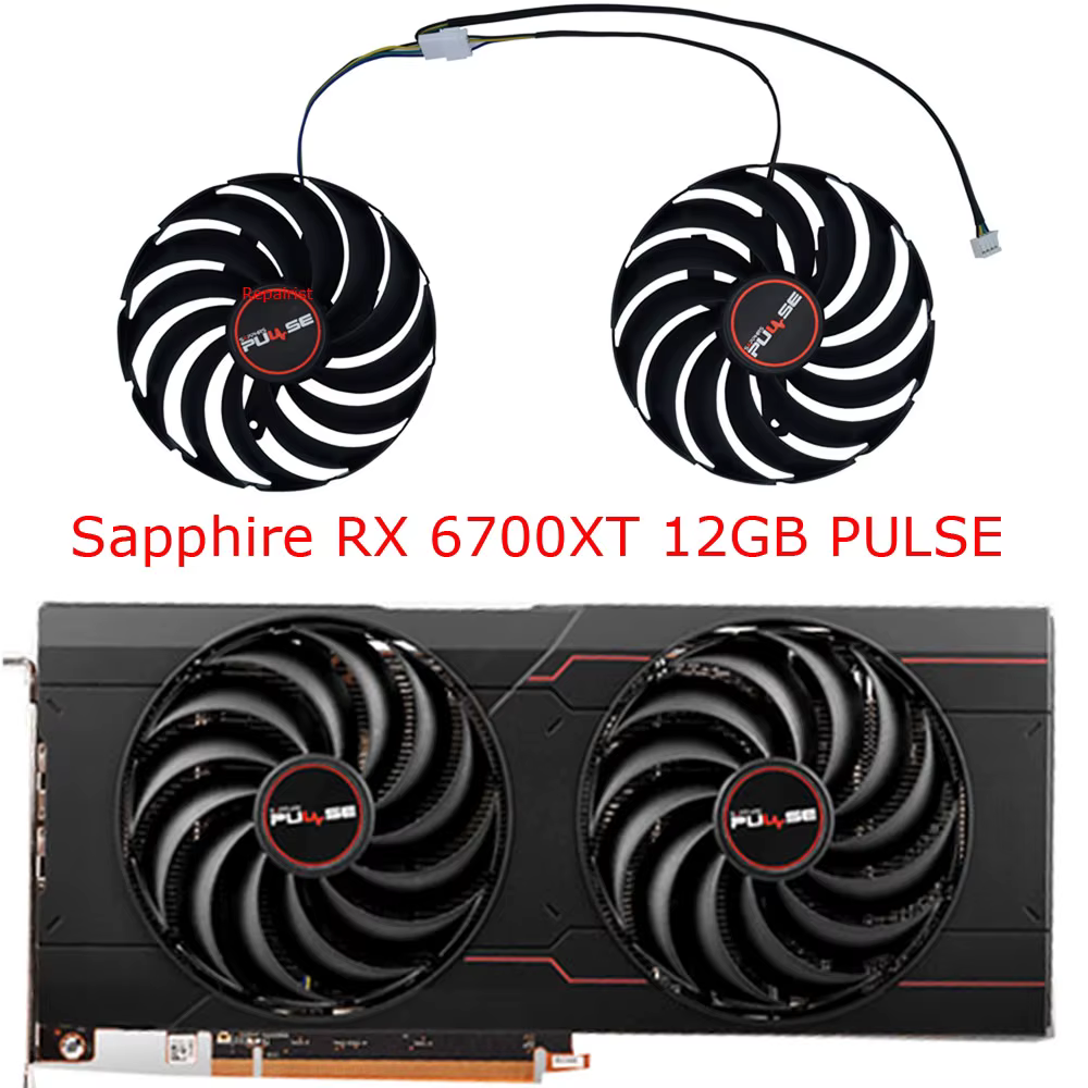 Ventilador FD9015U12S para Sapphire RX 6700 PULSE