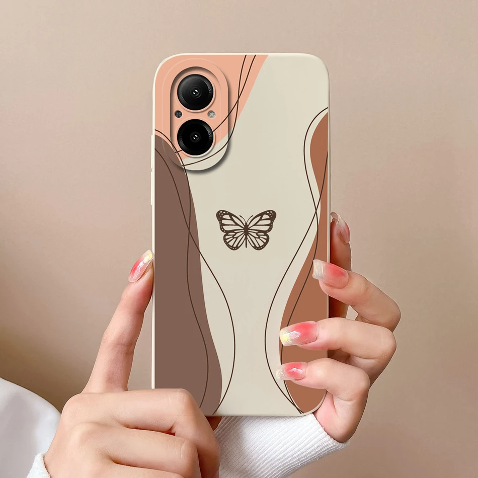Funda Mariposa Silicona Líquida Realme C67 – Protección Cámara Antigolpes - imagen 3