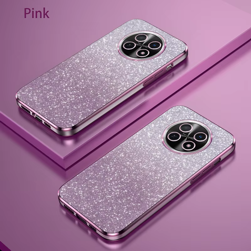 Huawei Nova Y91 Funda Silicona Gradiente Brillante Chapado - imagen 4