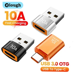 Adaptador USB-C a USB-A 10A OTG para MacBook, iPad, Samsung, Huawei