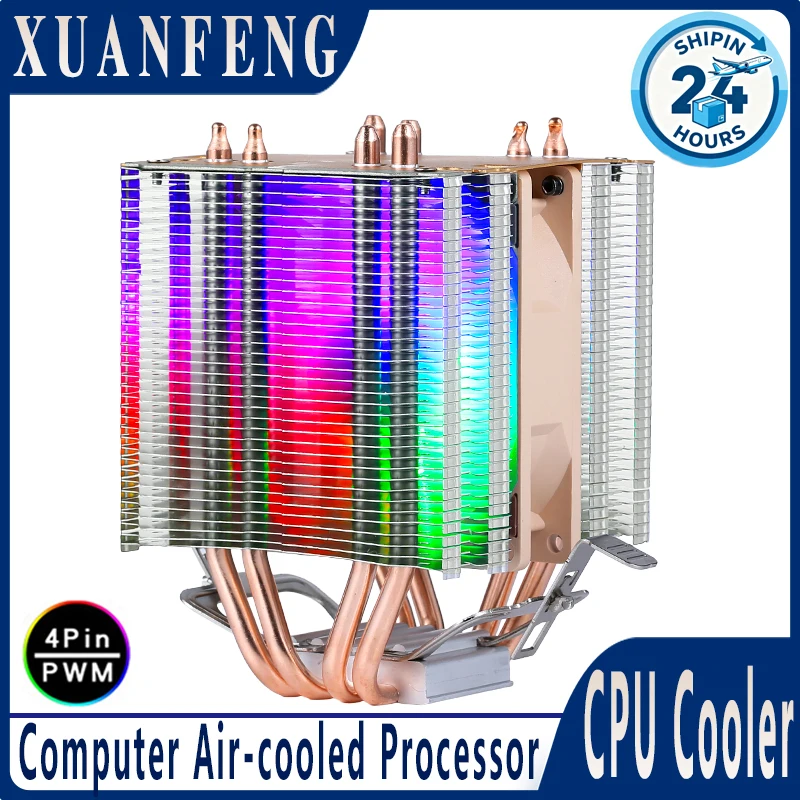 Cooler CPU 4 Heatpipes – Compatible Intel LGA2011/X99 y AMD