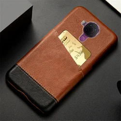 Funda PU Nokia 5.4 con Ranura Tarjeta Crédito – Protección Parachoques