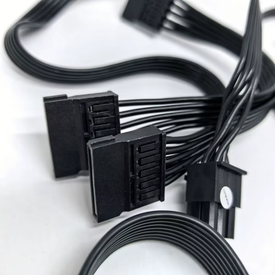 Vista frontal del cable