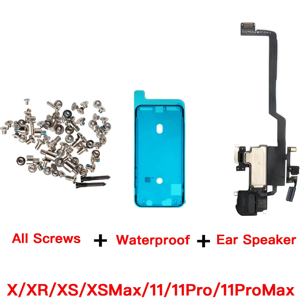Vista frontal del zo de altavoz y cable flexible