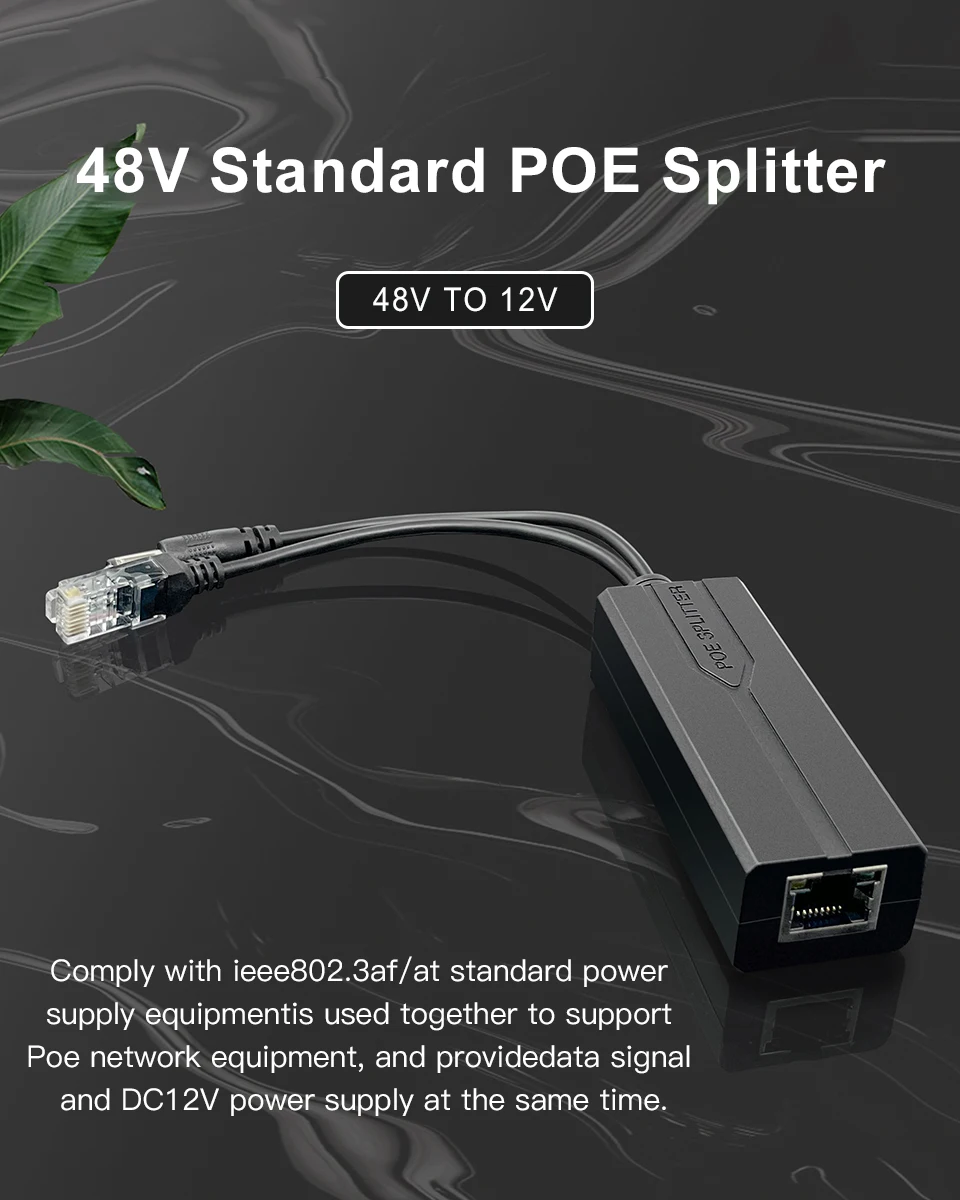 Divisor PoE ONTi vista frontal