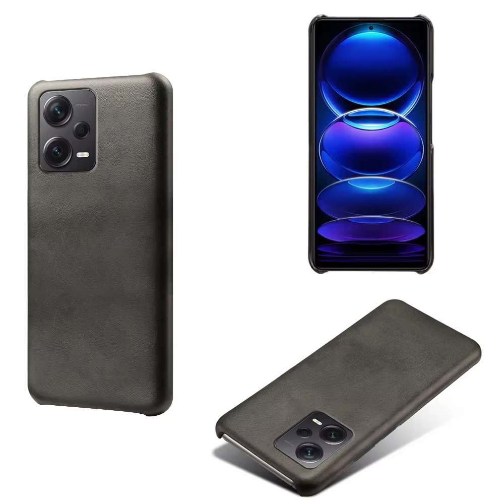 Funda de cuero delgada Redmi Note 12 Pro 5G vista frontal