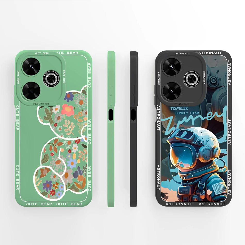 Poco M6 Funda Silicona Líquida Panda – Protección Cámara