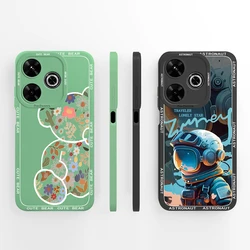 Poco M6 Funda Silicona Líquida Panda – Protección Cámara