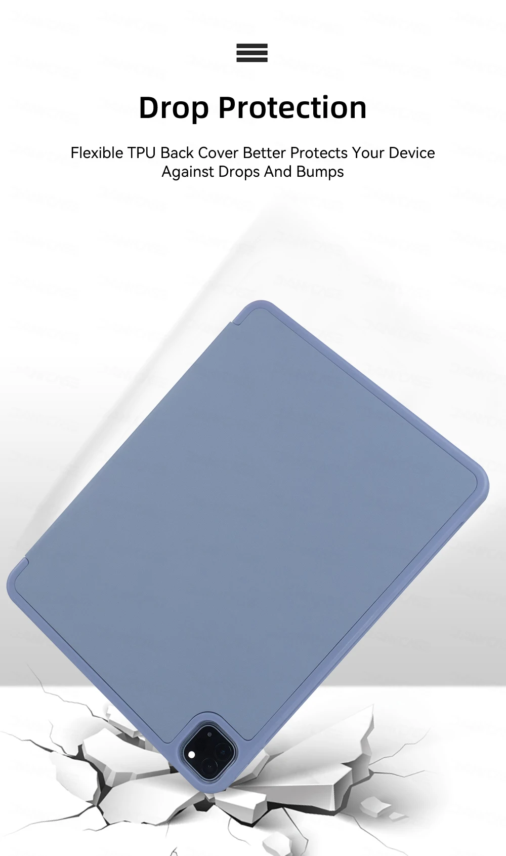 Funda con protección TPU y textura Honeycomb