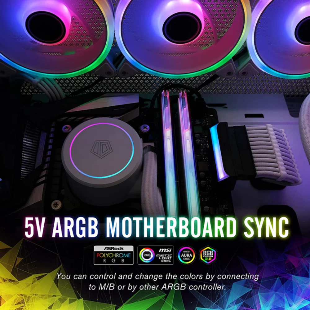 Convertidor 24 pines a 90 grados para placa base A-RGB vertical 5V - imagen 2