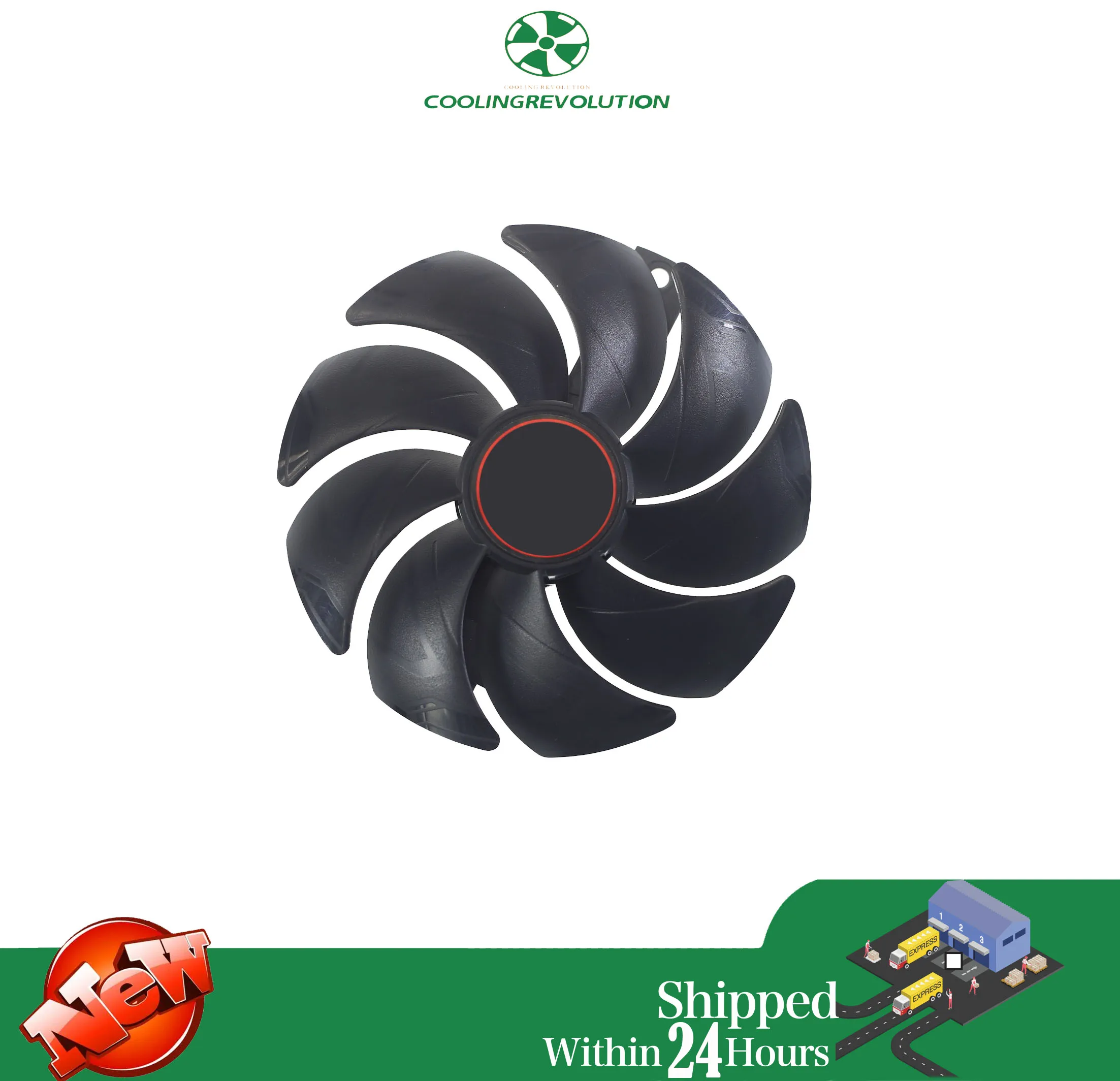Detalle del ventilador FD10015M12D para Sapphire