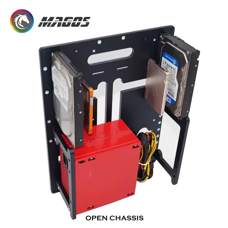 Chasis Abierto Aluminio con Refrigeración Líquida para PC MATX/ATX - imagen 4
