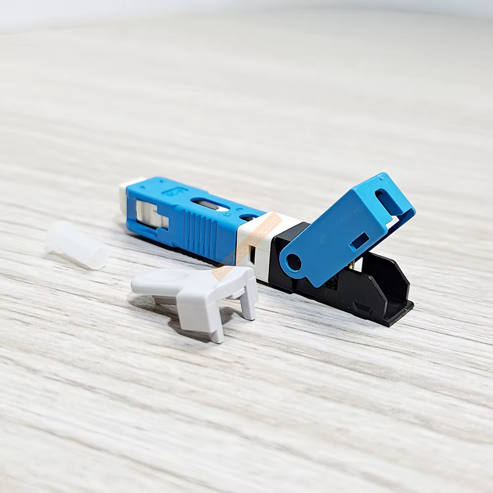 Conector instalado en patch panel