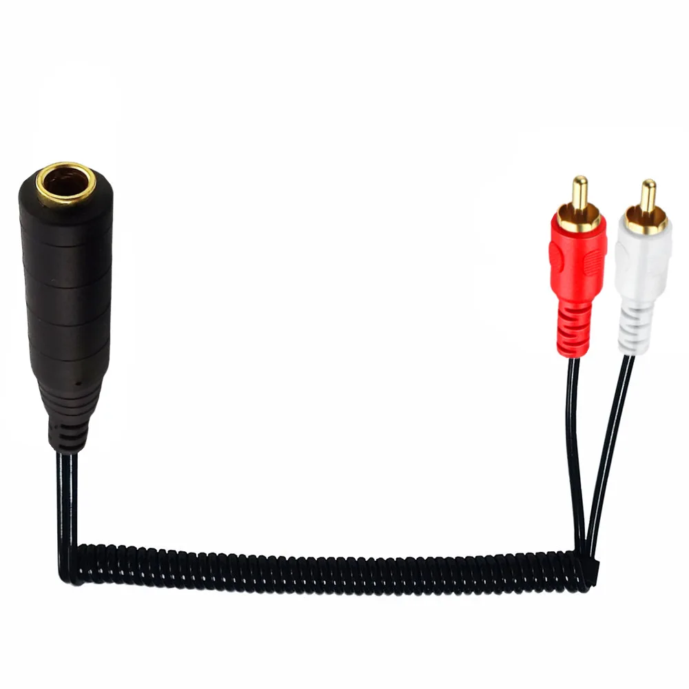 Vista del cable en posición recogida