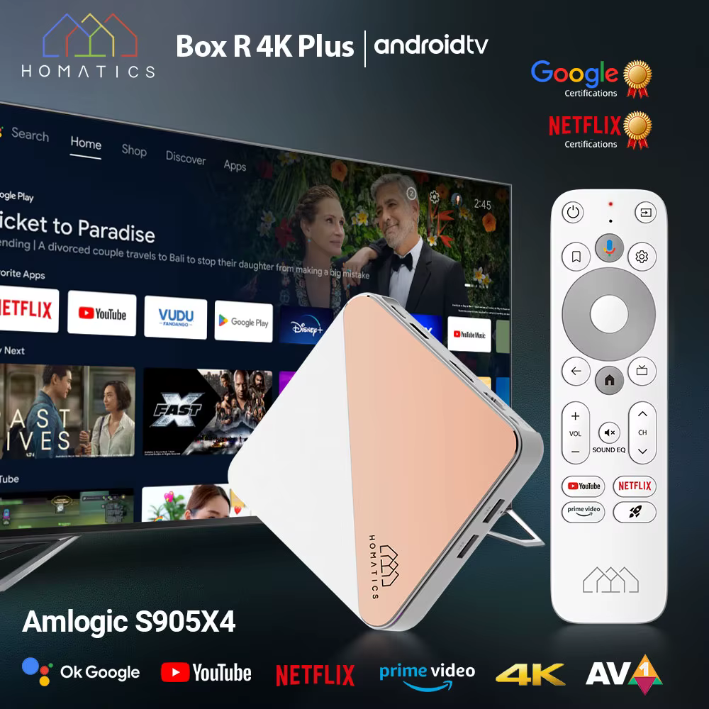 HOMATICS Box R 4K Plus conectividad