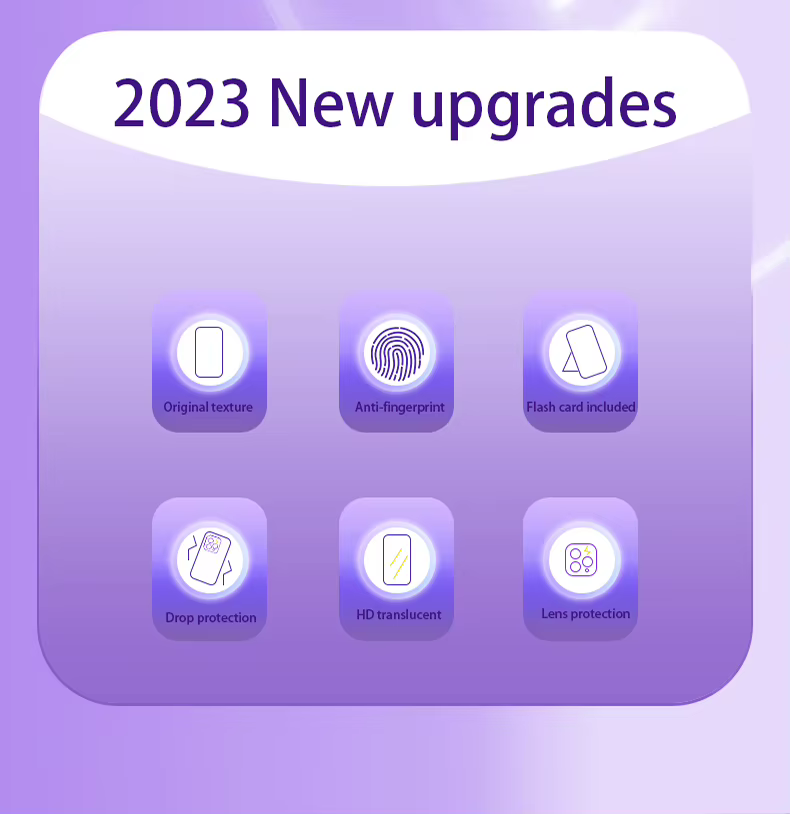 Vista trasera de la carcasa brillante para Huawei nova 8 Pro