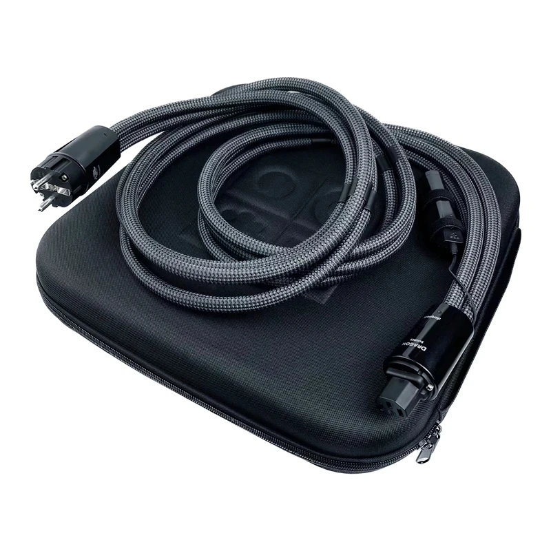 Dragon Source Cable Alimentación C13 a C19 Plateado PSS HiFi Schuko - imagen 5