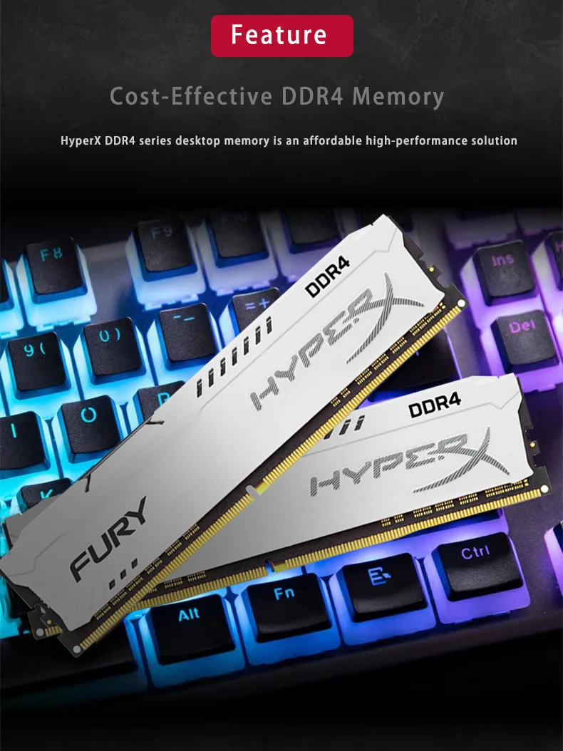 Detalle del disipador de bajo perfil de la memoria DDR4