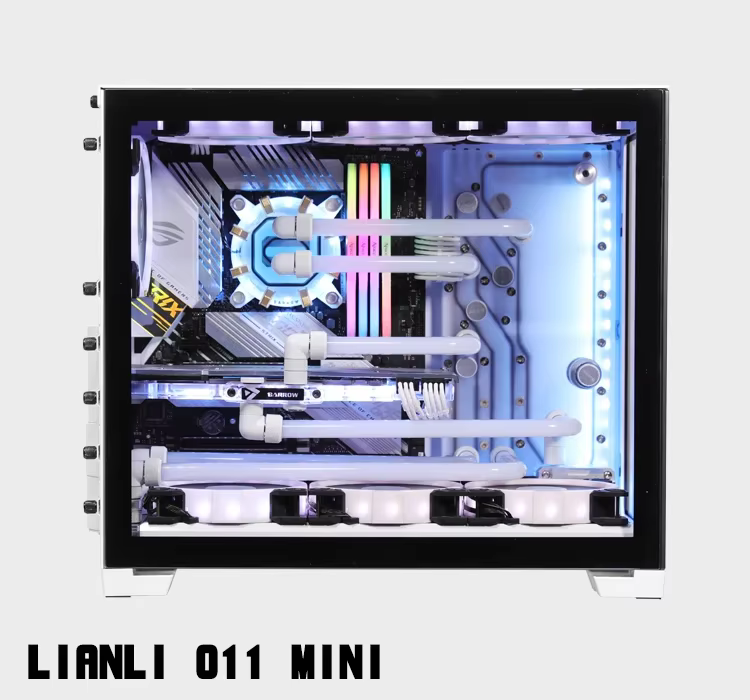 Placa base de vía fluvial para Lian Li O11 MINI