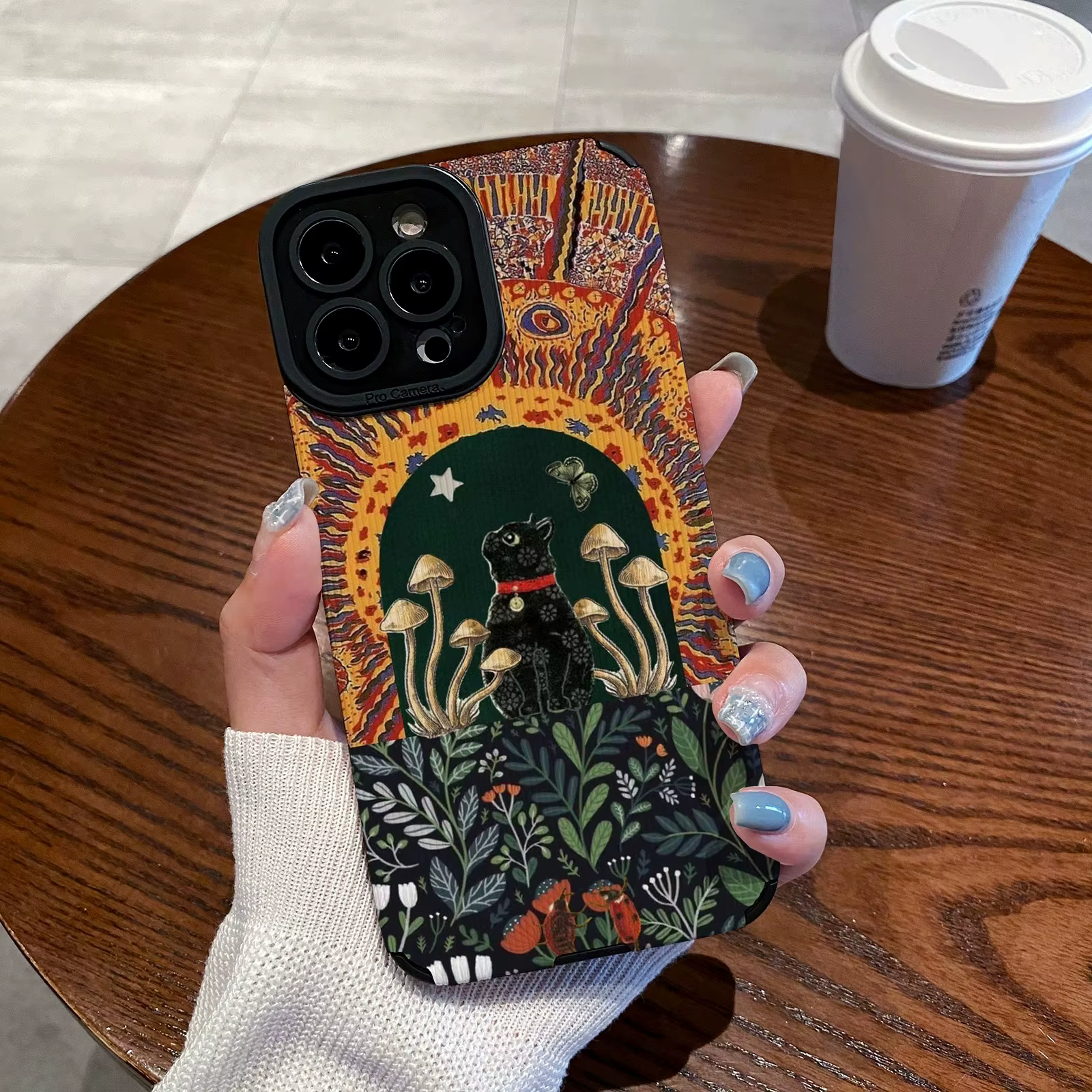 Detalle del diseño y textura de la funda