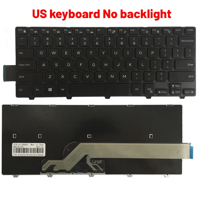 Teclado Dell Inspiron 14 Lemonyy negro