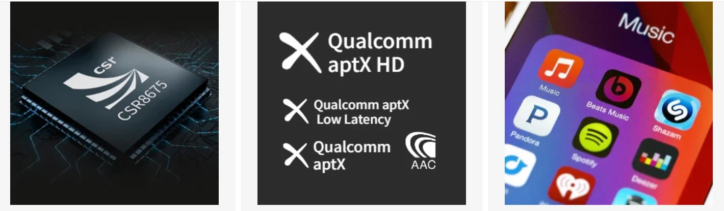 Adaptador Bluetooth 5.0 con cable y conexión USB+AUX