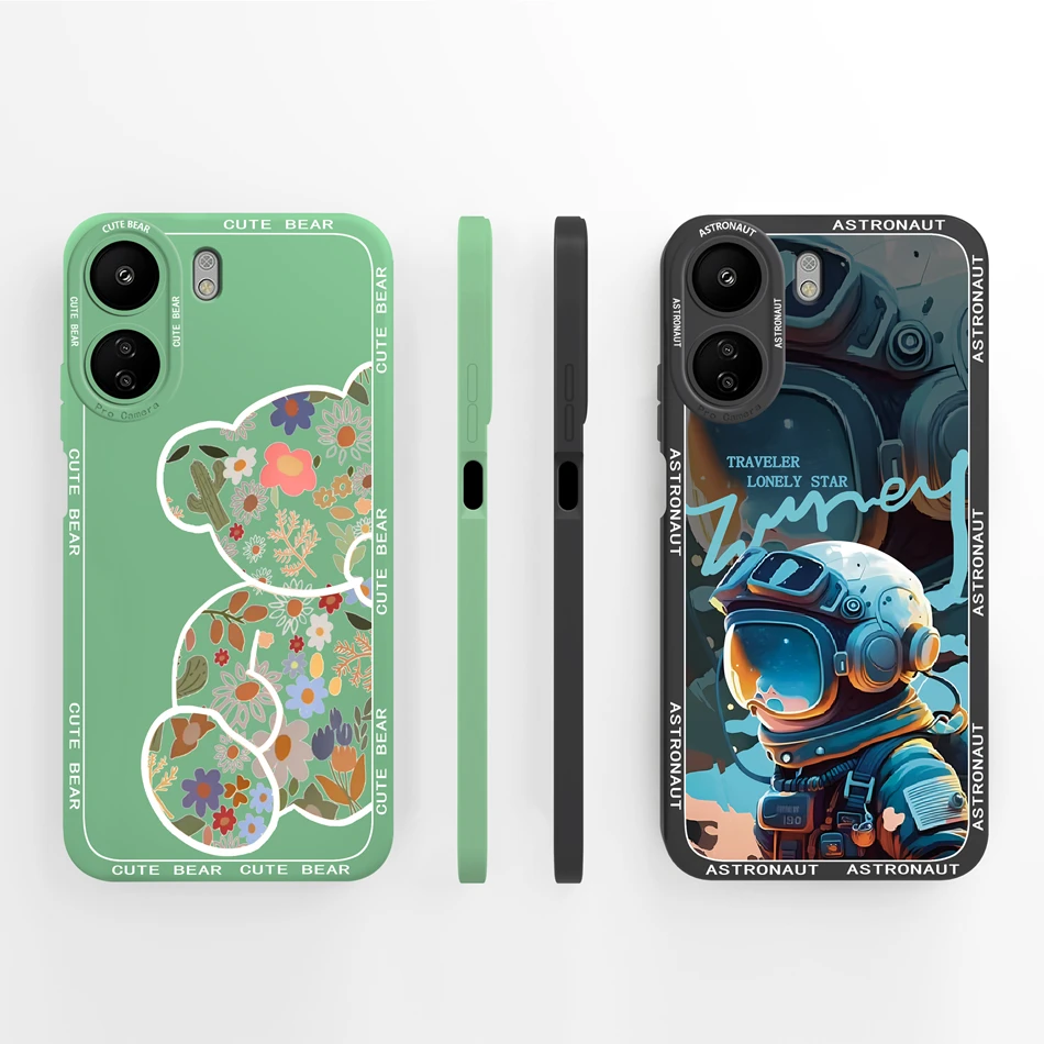 Funda Xiaomi POCO C65 – Silicona Diseño Mariposa Antigolpes
