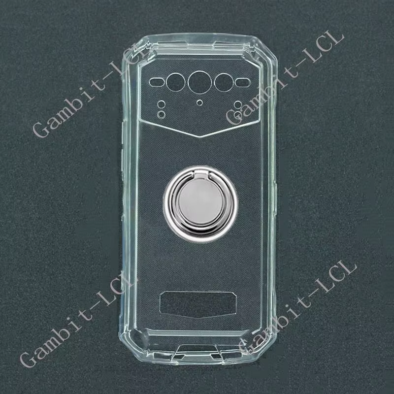 Funda de silicona TPU con soporte de anillo para Doogee V Max Plus