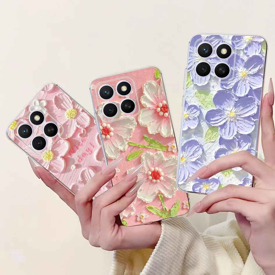 Funda Silicona Honor X8c 2025 – Diseño Flor Mariposa - imagen 5