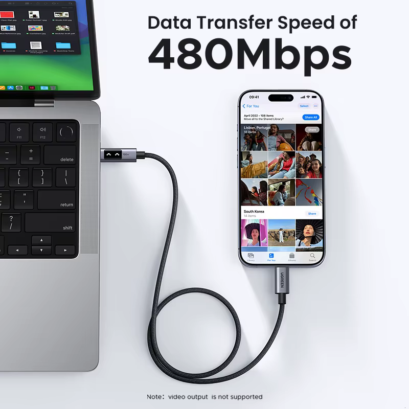 UGREEN UNO PD100W Cable USB-C de Carga Rápida - imagen 4