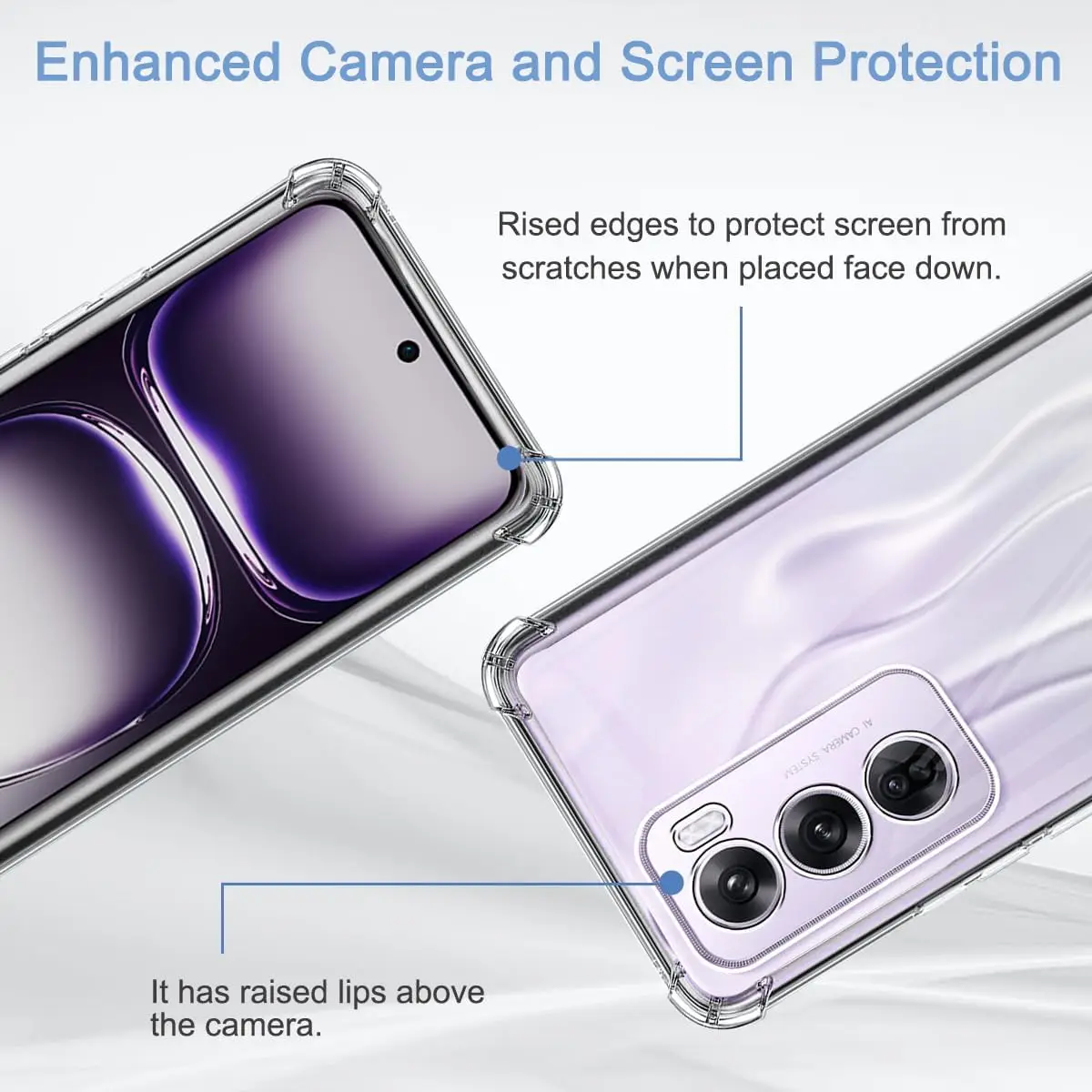 Funda TPU Transparente OPPO Reno 12 Pro 5G Antigolpes - imagen 4