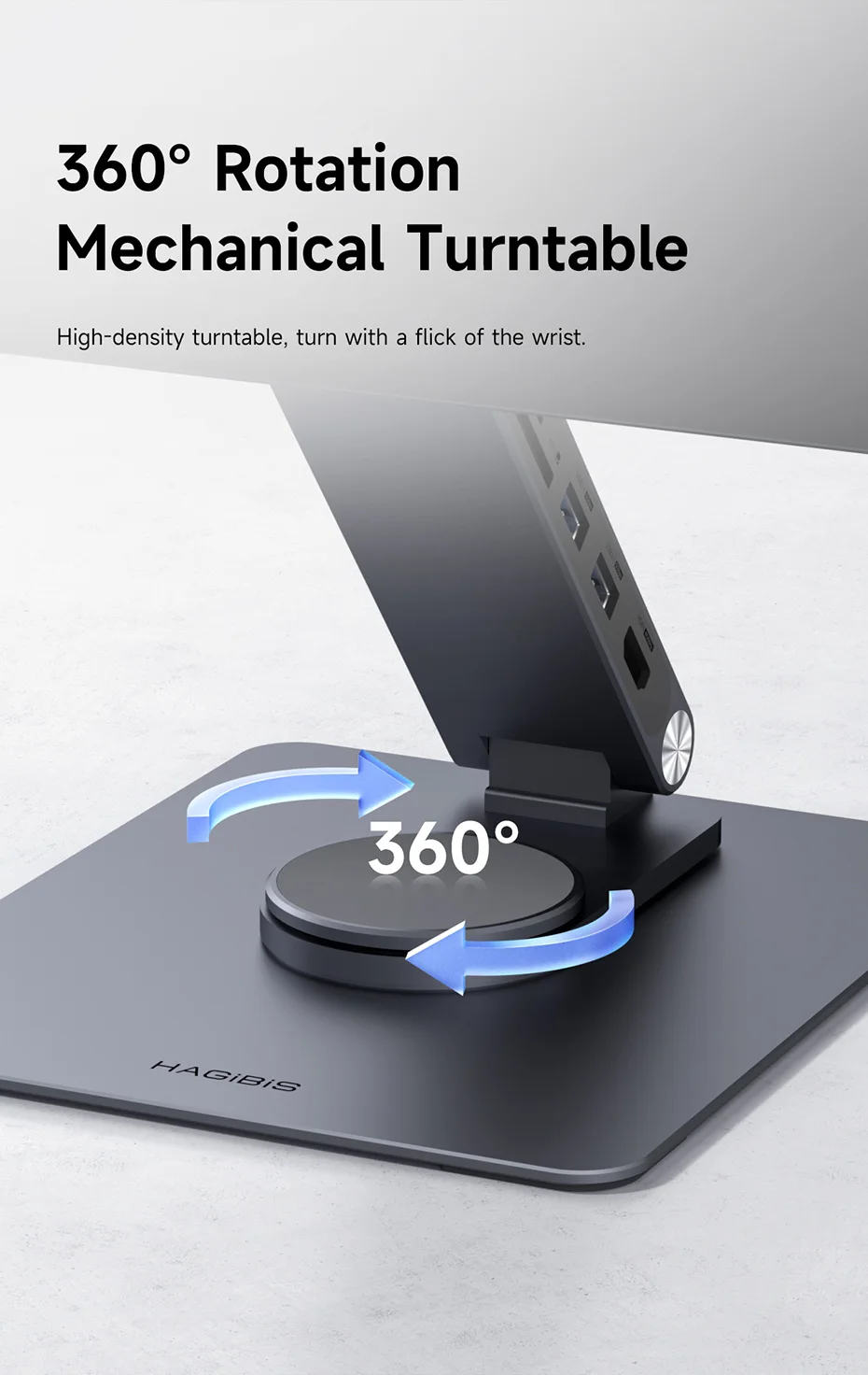 Soporte con hub integrado