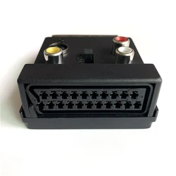 Convertidor SCART a RCA y S-Video – Adaptador Audio Vídeo