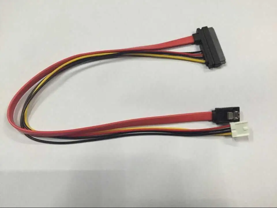 Conector SATA macho a hembra 22 pinos