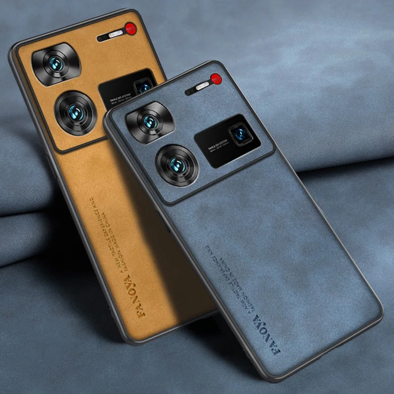 Funda PU Nubia Z60 Ultra Cuero LUJO + Silicón Antigolpes - imagen 2