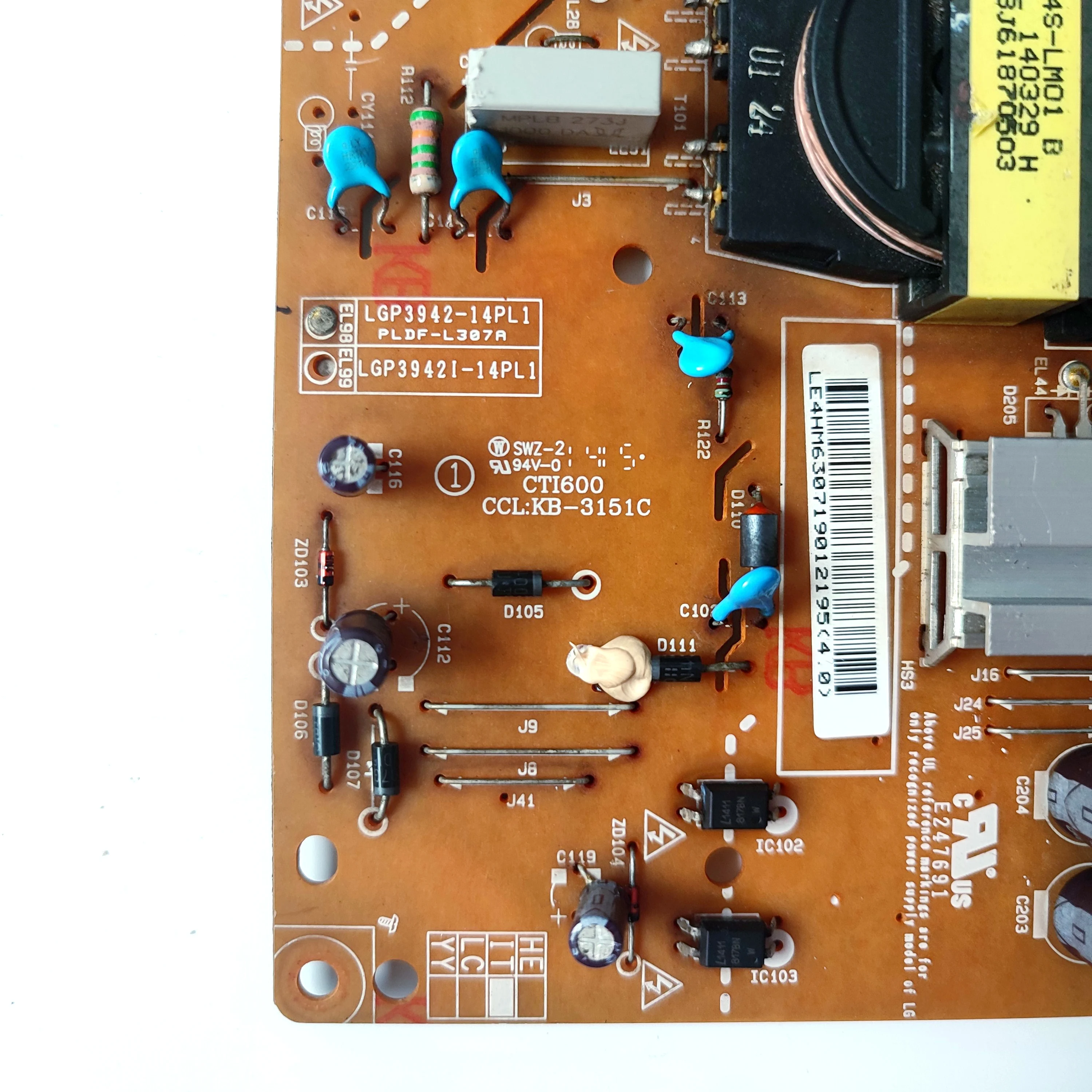 Placa Alimentación LG 42LB550V – Original - imagen 4